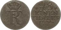 Brandenburg-Preußen 1/48 Taler Friedrich II., 1740 - 1786, Berlin, Beizeichen Sterne -