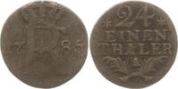 Brandenburg-Preußen 1/24 Taler Friedrich II., 1740 - 1786, Berlin, Beizeichen Sterne -