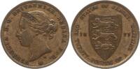 Großbritannien - Jersey 1/24 Shilling Victoria, 1837 - 1901 -