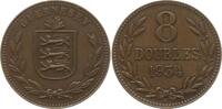Großbritannien - Guernsey 8 Doubles George V., 1910 - 1936 -