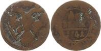 Russland Denga (1/2 Kopeke) Ivan VI. (III.), 1740 - 1741 -
