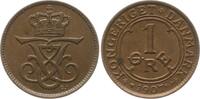 Dänemark, Königreich 1 Öre Frederik VIII., 1906 - 1912 -
