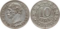 Dänemark, Königreich 10 Öre Frederik VIII., 1906 - 1912 -