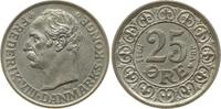 Dänemark, Königreich 25 Öre Frederik VIII., 1906 - 1912 -
