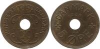 Dänemark, Königreich 5 Öre Christian X., 1912 - 1947 -