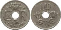Dänemark, Königreich 10 Öre Christian X., 1912 - 1947 -