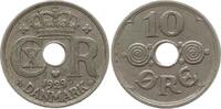 Dänemark, Königreich 10 Öre Christian X., 1912 - 1947 -