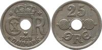 Dänemark, Königreich 25 Öre Christian X., 1912 - 1947 -