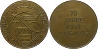 Köln, Stadt Bronzemedaille v. Hoffstätter, Bonn, 70 Jahre Kölner Klub für Luftsport 1906 e.V. -
