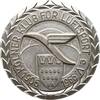 Köln, Stadt Einseitige Versilberte Bronzemedaille v. Hoffstätter, Bonn, 60 Jahre Kölner Klub für Luftsport 1906 e.V. -