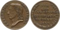 Deutschland, Weimar Miniatur - Bronzemedaille Friedrich Schiller, 1759 - 1805, auf seinen 100. Geburtstag -