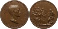 Frankreich, Consulat Große Bronzemedaille Napoleon I., v. Manfredini, auf die Vereitelung des Attentats zu Mailand -