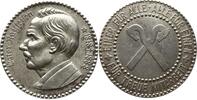 Deutschland Versilberte Bronzemedaille Friedrich Wilhelm Raiffeisen, 1818 - 1888, Prämie für treue Mitarbeit -