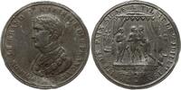 Zinnmedaille 1807 Frankreich, 1. Kaiserreich Frieden von Tilsit, Napoleon umarmt Alexander I., daneben Friedrich Wilhelm III. Selten, sehr schön,...