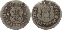 Mexiko unter Spanien 1/2 Real Ferdinand VI., 1746 - 1759 -