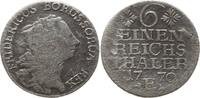 Brandenburg-Preußen 1/6 Taler Friedrich II., 1740 - 1786, Königsberg -
