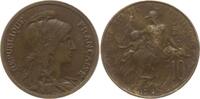 Frankreich, 3. Republik 10 Centimes Typ Dupuis -