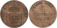 Preußen, Königreich 4 Pfennig Friedrich Wilhelm IV., 1840 - 1861 -