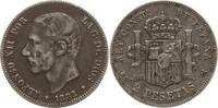 Spanien, Königreich 2 Pesetas Alfonso XII., 1874 - 1885 -