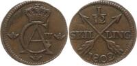 Schweden, Königreich 1/12 Skilling Gustav I. Adolf, 1792 - 1809 -