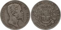 Italien - Toskana 2 Lire Vittorio Emanuele II., Provisorische Regierung, 1859 - 1861, Florenz -