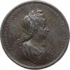 Großbritannien, Königreich Einseitiger Bleibabschlag der Medaille Georg I., 1714-1727, v. E. Hannibal, a.d. Tod seiner Mutter Sophie von der Pfalz -