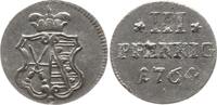 Sachsen, Kurfürstentum 3 Pfennig Friedrich August III., 1763 - 1806, Dresden -