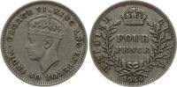 British Guyana 4 Pence George VI., 1936 - 1952 -