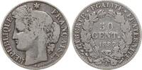 Frankreich, 3. Republik 50 Centimes Typ Cérès, Paris -