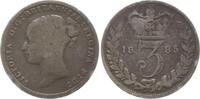 Großbritannien 3 Pence Victoria, 1837 - 1901 -