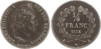 Frankreich, Königreich 1/4 Franc Louis Philippe, 1830 - 1848, Paris -