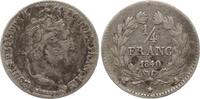 Frankreich, Königreich 1/4 Franc Louis Philippe, 1830 - 1848, Paris -