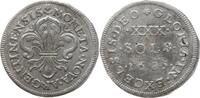 Frankreich, Königreich XXX (30) Sols de Strasbourg 1685 Ludwig XIV., 1643 - 1715, Straßburg Selten, VF-EF, min. justiert