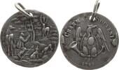 RDR - Böhmen Grafschaft Spork (Sporck) Silberabschlag vom Doppeldukaten Franz Anton, 1679 - 1738, für Mitglieder des gräflichen Jagdordens St. Hubertus -