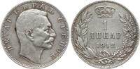 Serbien, Königreich 1 Dinar Peter I., 1903 - 1918 -