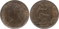 Großbritannien Farthing (1/4 Penny) Victoria, 1837 - 1901 -