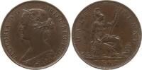 Großbritannien 1/2 Penny (Halfpenny) Victoria, 1837 - 1901 -