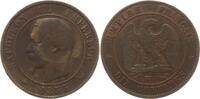Frankreich, Kaiserreich 10 Centimes Napoleon III., 1852 - 1870, Lille -