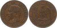 Frankreich, Kaiserreich 10 Centimes Napoleon III., 1852 - 1870, Lyon -