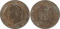 Frankreich, Kaiserreich 10 Centimes Napoleon III., 1852 - 1870, Paris -