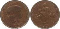 Frankreich, 3. Republik 5 Centimes Typ Dupuis -