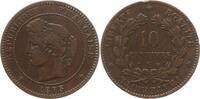 Frankreich, 3. Republik 10 Centimes Typ Cérès, Bordeaux -