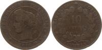 Frankreich, 3. Republik 10 Centimes Typ Cérès, Paris -