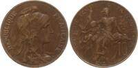 Frankreich, 3. Republik 10 Centimes Typ Dupuis -