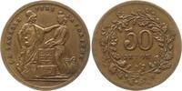 Frankreich Messing - Jeton Banque de France, Wertzahl 50, La Sagesse fixe la Fortune -