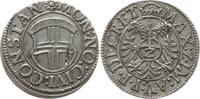 Konstanz, Stadt 1/2 Batzen mit Titel Maximilian II., Exemplar der Sammlung Dr. Lutz -