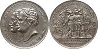 Silbergussmedaille 1835 Brandenburg-Preußen Friedrich Wilhelm III., v. Held bei Loos, auf die Truppenschau bei Kalisch Vorzüglich, winz. Grafitto