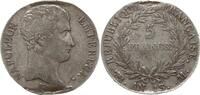 Frankreich, Kaiserreich 5 Francs Napoleon I., 1804 - 1814, 1815, Empereur, Toulouse -