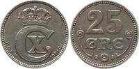 Dänemark, Königreich 25 Öre Christian X., 1912 - 1947 -