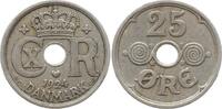 Dänemark, Königreich 25 Öre Christian X., 1912 - 1947 -